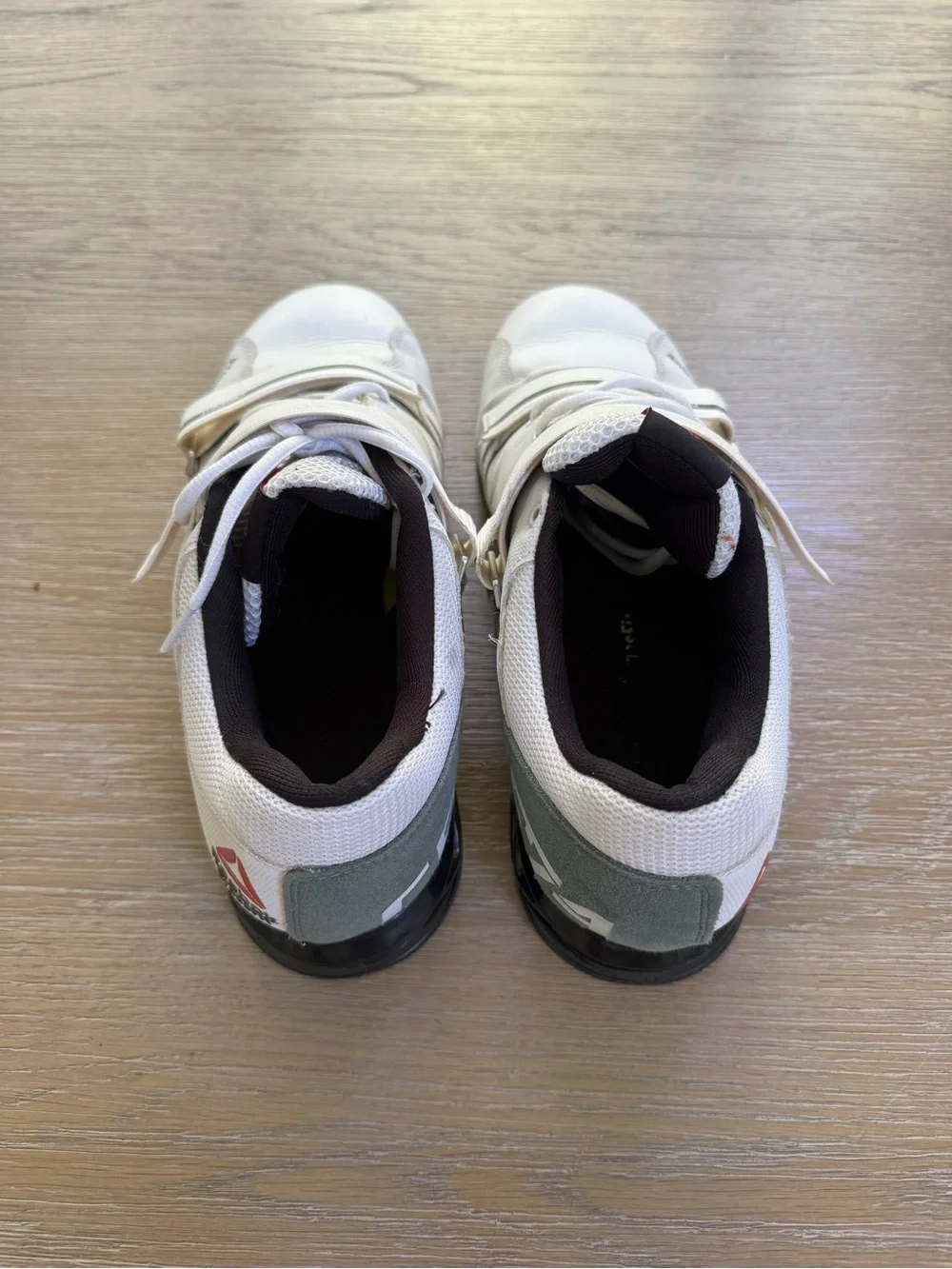 Reebok CrossFit Lifter Plus 2.0 men’s white & green combo shoes sneakers 10.5